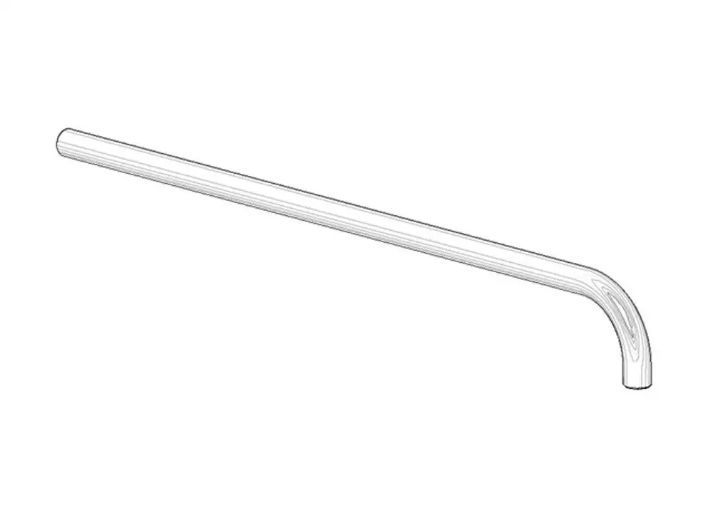 DORNBRACHT Anschluss 1/2'' ERSATZTEILE 091103019 D. 21 x 600 mm Messing (23kt Gold), 091103019-09 Galeriebild 1